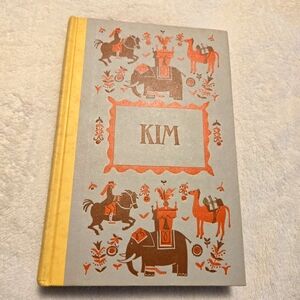Kim by Rudyard Kipling Junior Deluxe Edition Vintage Hardback Book 1958